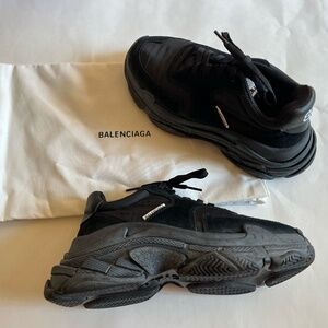 Balenciaga Triple S Black Sneakers